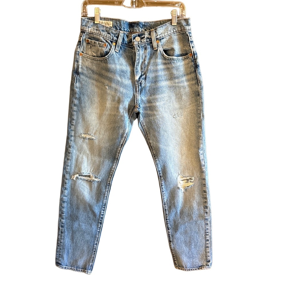 Levi's Premium Rebel Light Wash Distressed Ripped Jeans W 30 L 32